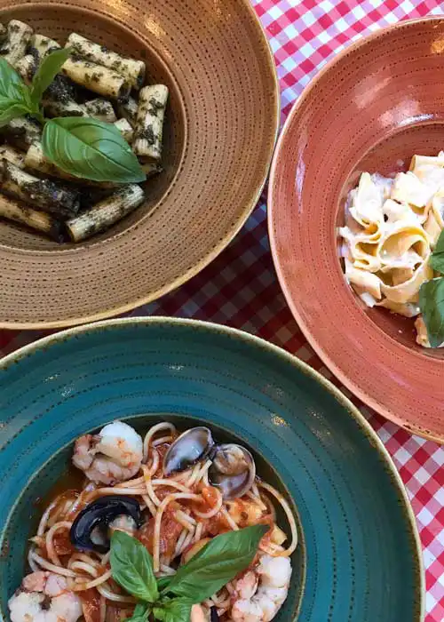 Mediterranean specialities menu